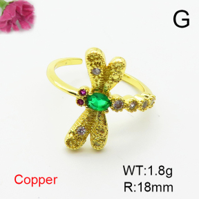 Fashion Copper Ring  F6R401106baka-L002