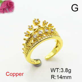 Fashion Copper Ring  F6R401107ablb-L002