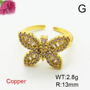 Fashion Copper Ring  F6R401109vbll-L002