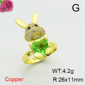 Fashion Copper Ring  F6R401117ablb-G030