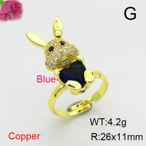 Fashion Copper Ring  F6R401119ablb-G030