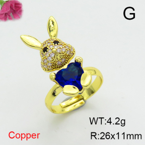 Fashion Copper Ring  F6R401120ablb-G030