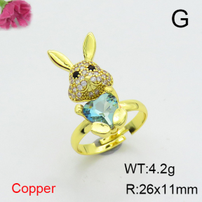 Fashion Copper Ring  F6R401121ablb-G030