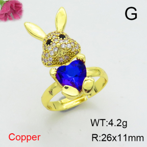 Fashion Copper Ring  F6R401124ablb-G030