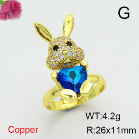 Fashion Copper Ring  F6R401131ablb-G030
