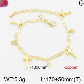 Fashion Copper Bracelet  F5B200048bhva-J111