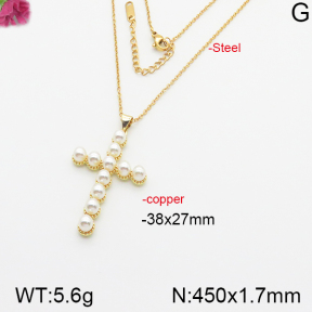 Fashion Copper Necklace  F5N300054bhia-J40