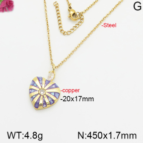 Fashion Copper Necklace  F5N400559ahjb-J40