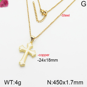 Fashion Copper Necklace  F5N400569ahjb-J40