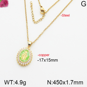 Fashion Copper Necklace  F5N400570ahjb-J40