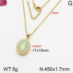 Fashion Copper Necklace  F5N400571ahjb-J40