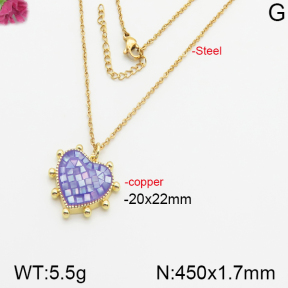 Fashion Copper Necklace  F5N400578ahjb-J40