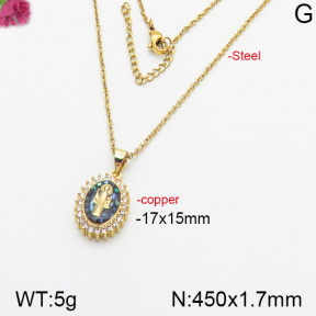 Fashion Copper Necklace  F5N400596ahjb-J40