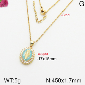 Fashion Copper Necklace  F5N400597ahjb-J40