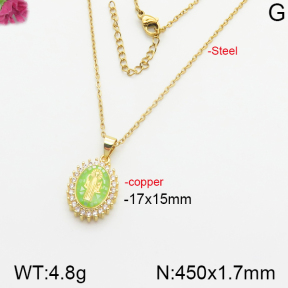 Fashion Copper Necklace  F5N400598ahjb-J40