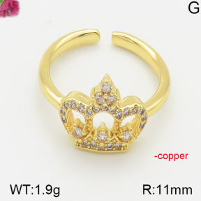 Fashion Copper Ring  F5R400296bbov-J111