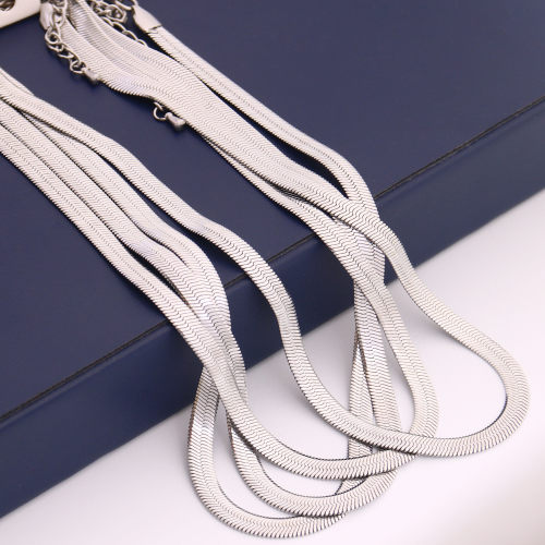 Stainless Steel Necklace WT:12.4g N:5.5x400mm+76mm(T) 6N2003507aakl-G029