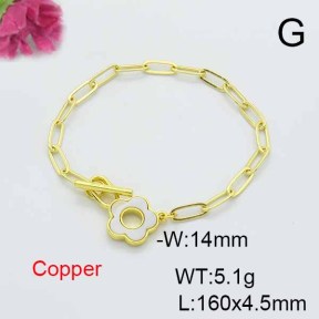 Fashion Copper Bracelet  F6B300740bbml-L024