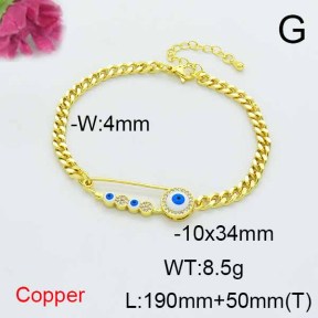 Fashion Copper Bracelet  F6B405198bbov-L024