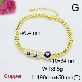 Fashion Copper Bracelet  F6B405199bbov-L024