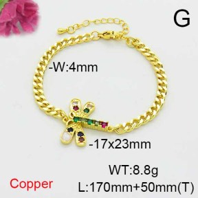 Fashion Copper Bracelet  F6B405201bbml-L024