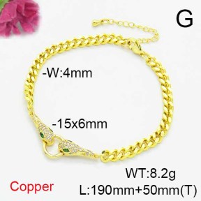 Fashion Copper Bracelet  F6B405204bbml-L024