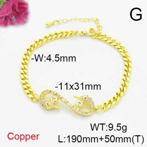 Fashion Copper Bracelet  F6B405207bbml-L024
