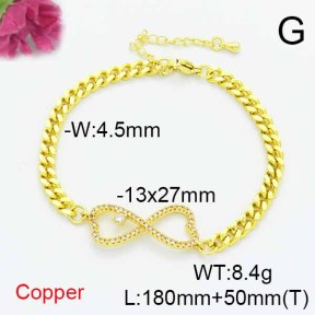 Fashion Copper Bracelet  F6B405209bbml-L024