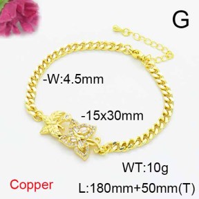 Fashion Copper Bracelet  F6B405213bbml-L024