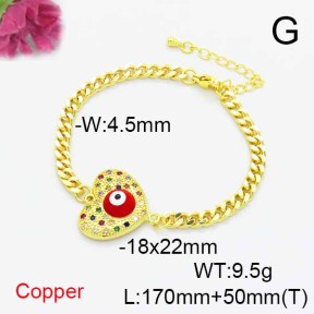 Fashion Copper Bracelet  F6B405215bbml-L024