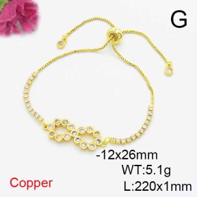 Fashion Copper Bracelet  F6B405217bbml-L024