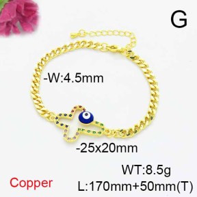 Fashion Copper Bracelet  F6B405218bbml-L024