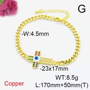 Fashion Copper Bracelet  F6B405221bbml-L024