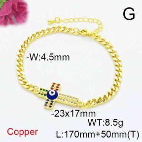 Fashion Copper Bracelet  F6B405223bbml-L024