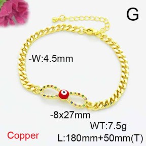 Fashion Copper Bracelet  F6B405224bbml-L024