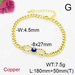 Fashion Copper Bracelet  F6B405225bbml-L024