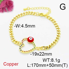 Fashion Copper Bracelet  F6B405229bbml-L024
