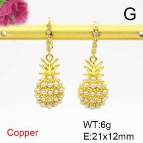 Fashion Copper Earrings  F6E403880vbpb-L024