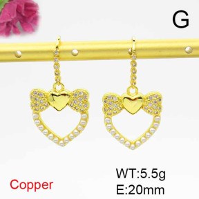 Fashion Copper Earrings  F6E403881vbpb-L024