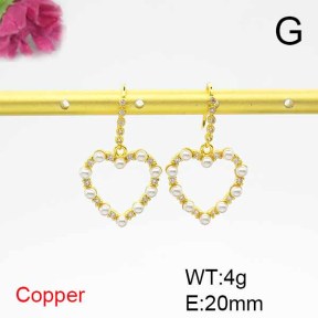 Fashion Copper Earrings  F6E403882bbov-L024