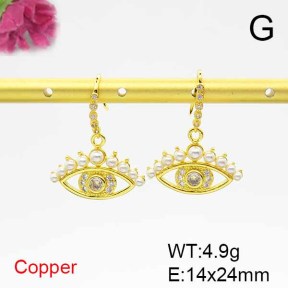 Fashion Copper Earrings  F6E403883bbov-L024