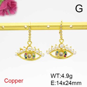 Fashion Copper Earrings  F6E403884bbov-L024