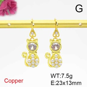 Fashion Copper Earrings  F6E403886vbpb-L024