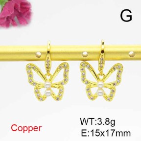 Fashion Copper Earrings  F6E403893bbov-L024