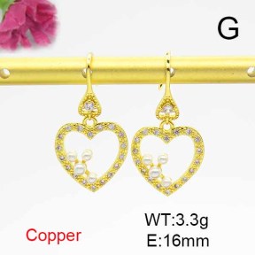 Fashion Copper Earrings  F6E403894bbov-L024