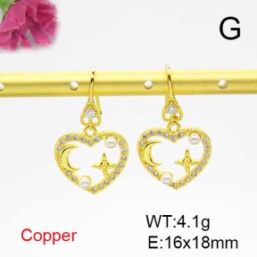 Fashion Copper Earrings  F6E403897bbov-L024