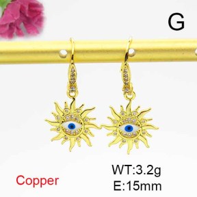 Fashion Copper Earrings  F6E403898bbov-L024