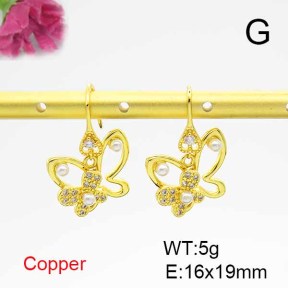 Fashion Copper Earrings  F6E403899bbov-L024