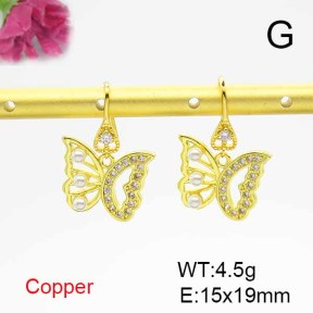 Fashion Copper Earrings  F6E403903bbov-L024