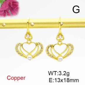 Fashion Copper Earrings  F6E403906bbov-L024